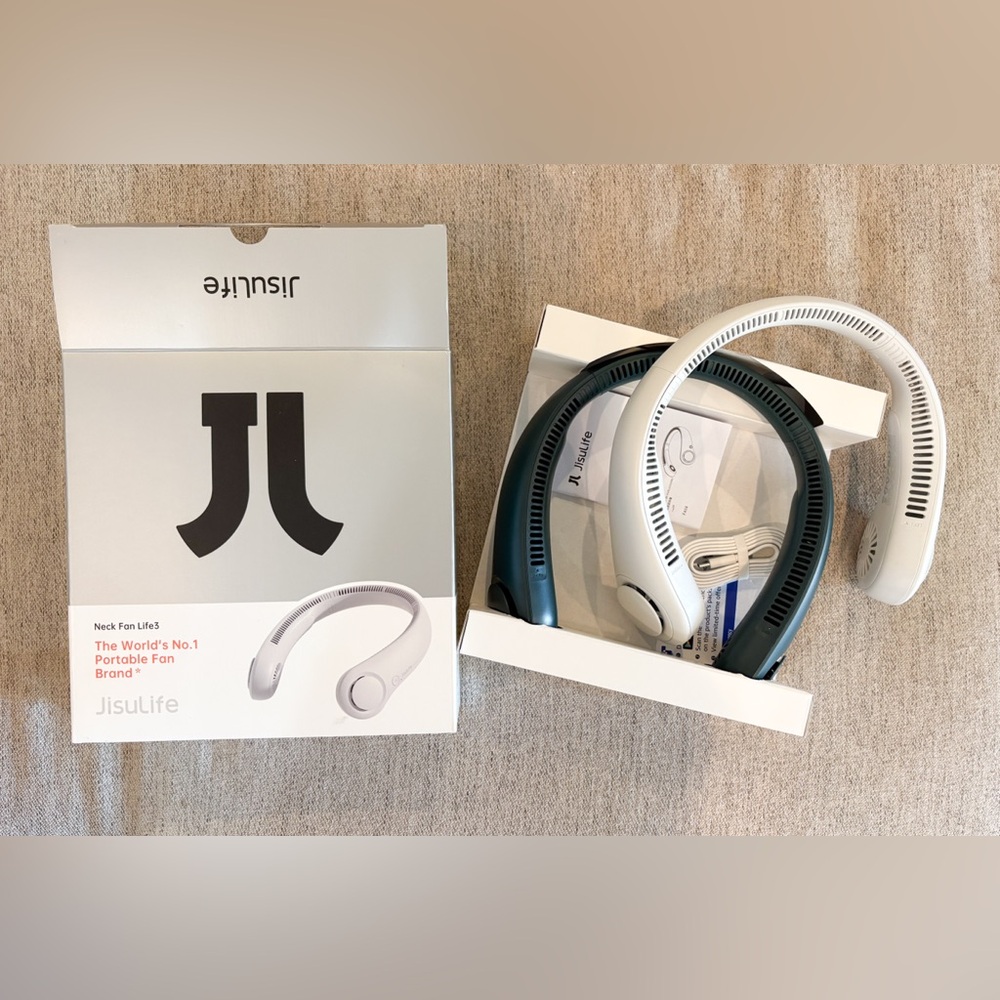 JISULIFE portable neck fan - set of 2